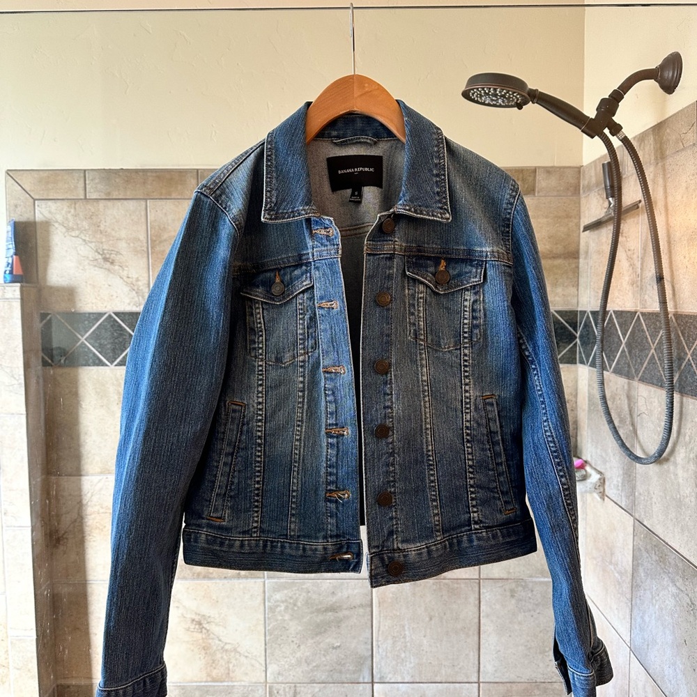 Banana Republic Blue Denim Jacket